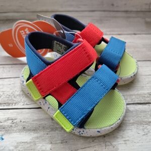 Wonder Nation Red and Blue Sporty Sandals